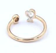 Trendy Tiffany & Co 18kt Yellow Gold Paloma Picasso Loving Heart Wire Ring