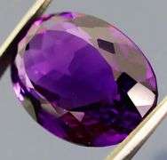 Magnificent 16.63ct deep violet Amethyst
