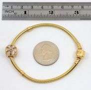 Popular 14k Pandora Bracelet with 1 Bead