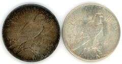 2 Different Peace Silver Dollars: 1922 & 1928-S