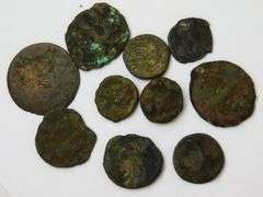 10 Ancient Roman Crusader Coins