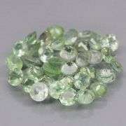 Outstanding 2.55ct light green Alexandrite set