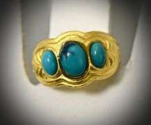 Wonderful 24K Turquoise Ring