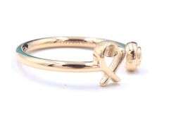 Trendy Tiffany & Co 18kt Yellow Gold Paloma Picasso Loving Heart Wire Ring