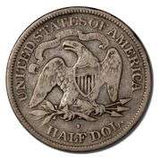 1876 S With Motto Seated Half Dollar