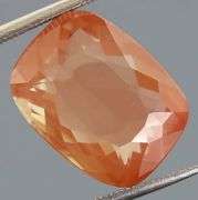 Glorious! 8.97ct color shifting peach and green Andesine