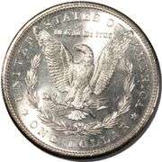 1881 S Frosty White BU Morgan Dollar