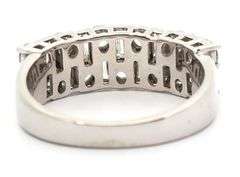 Sonia Bitton 2.50ctw Baguette and Round Diamond Double Row Band Ring