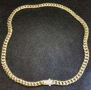 TIMELESS AND PERFECT FOR EVERYDAY 14K YELLOW GOLD MIAMI CUBAN LINK CHAIN NECKLACE