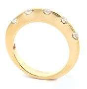 Roberto Coin Classica Parisienne Five Diamond Ring in 18K