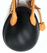 Louis Vuitton EGG bag, Monogram coated & Black leather W/ Box & Card