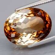 Exquisite 9.32ct bi-color Imperial Topaz