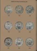 Great Gem BU Collection of 18 diff American Silver Eagles 1986-2003