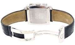 Tag Heuer Monaco cw2111, 38mm, Black Chronograph Dial, Stainless Steel W/ Box