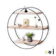Round Wall Unit: Retro Industrial Charm
