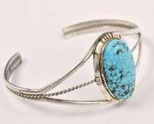 Sterling Silver Turquoise Cuff Bracelet