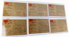 6 Bowman Gum 1954 Football Cards