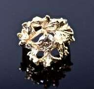 Unusual 1 Carat Champagne Diamond 14K Ring