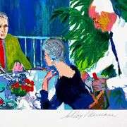 The Boat House, Central Park by LeRoy Neiman