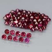 Premium diamond cut 8.71ct Rhodolite Garnet set