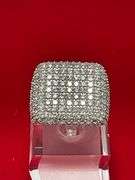 CERTIFIED 14K GOLD AND DIAMOND RING 5.50 CARAT