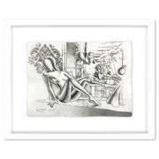 The Muse of Mott Street by Kostabi