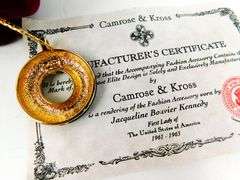 Camrose & Kross JBK Necklace with Box
