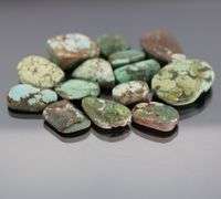 Marvelous 189ct Turquoise rough cabochon set