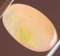 2.55ct untreated semi-black Welo Opal