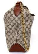 GUCCI, Brown, GG Supreme/Moon Linea A Hobo Shoulder Strap Purse w/ Box & Dust Bag