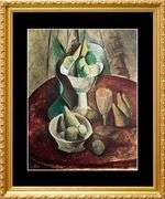 Pablo Picasso, Fruit Dish with Pairs (1909)
