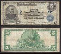 $5 1902 PB La Porte Indiana Charter 3777 Fine