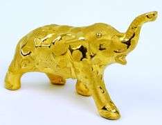 Miniature Weeping Bright Gold Elephant