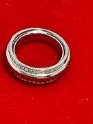 CERTIFIED NEW 18K WHITE GOLD DIAMOND BAND