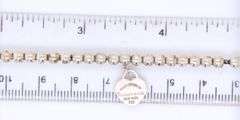 Tiffany & Co heart tag bead bracelet in 925 sterling silver
