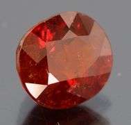 Fiery 5.42ct top red orange Spessartite Garnet