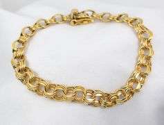 Traditional 14K YG Charm Bracelet