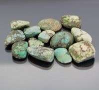Gorgeous 161.50ct Turquoise rough cabochon set