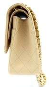 CHANEL  Caviar Quilted in Beige Jumbo Double Flap Handbag w/ Box & Dustbag