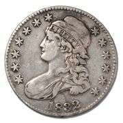 1832 Large Letters Bust Half