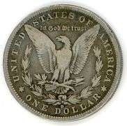 1882-O Morgan Silver Dollar
