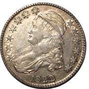 1822 Bust Half