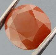 Large collectors 6.77ct blood orange Andesine Labradorite