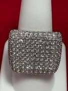 CERTIFIED 14K GOLD AND DIAMOND RING 5.50 CARAT