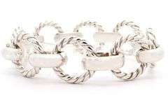 Vintage Tiffany & Co. Cable Rope Link Bracelet in Sterling