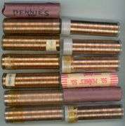 13 BU Rolls of Lincoln Memorial Cents