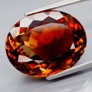 Deep coffee red! 23.74ct Imperial Topaz