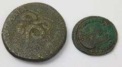 2 Roman Crusader Ancient Coins