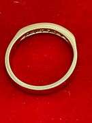 LADIES 14K YELLOW GOLD AND DIAMOND BAND