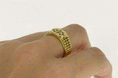 18K Yellow Gold Celestial Star Chart Motif Oval Astrology Ring
